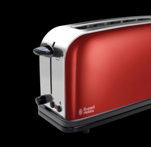 Russell Hobbs Toaster 21391-56 Flame Red 1000W Functie de Decongelare - Img 6