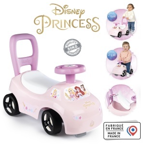 Rutscher pentru copii Smoby Disney Princess, design ergonomic, cu spatar si spatiu de depozitare - Img 2
