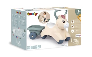 Rutscher pentru copii Smoby Little Smoby Pony cu anhanger, 12 luni, 54x27x40 cm - Img 7