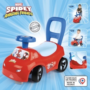Rutscher pentru copii Smoby Spidey, cu suport pentru spate, stocare si protectie la rasturnare - Img 2
