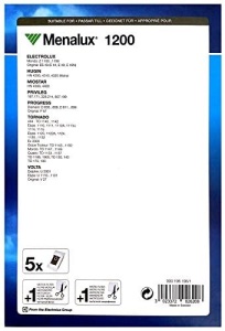 Sac de aspirator Menalux 1200, 5 pungi, Duraflow, compatibil Electrolux si Progress - Img 2