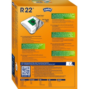 Sac de aspirator Swirl R 22 EcoPor, set 4 bucati, filtrare 99,99 - Img 2