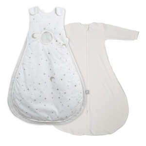 Sac de dormit pentru bebelusi Roba Safe Asleep Air Plus 8692 cm Alb cu Stele - Img 5