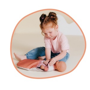 Sac de dormit pentru papusi Smoby Baby Nurse, pentru papusi de pana la 42 cm, lavabil - Img 3