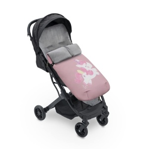 Sac de iarna pentru carucior Interbaby, roz, material antialergic, impermeabil - Img 8
