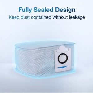 Sac de praf ECOVACS pentru DEEBOT X2 OMNI, 3 bucati, alb - Img 2