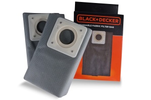 Sac filtrant lavabil BlackDecker BXVC15PE Set 2 bucati Capacitate 15L Gri