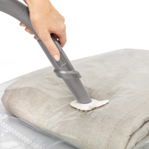 Sac Vacuum Rayen XXL 90 x 130 cm, Transparent, Protectie pentru Haine - Img 5