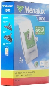 Sacii de aspirator Menalux 1800, set 5 bucati, Duraflow Fresh, anti-miros - Img 5
