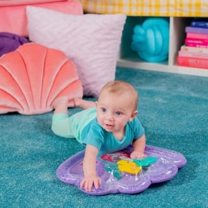 Saltea cu apa Bright Starts, Disney Baby, Ariel, 37.5x45.1cm, mov - Img 8