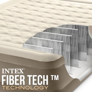 Saltea gonflabila Intex Queen Ultra-Plusch 152x203 cm cu pompa electrica - Img 7