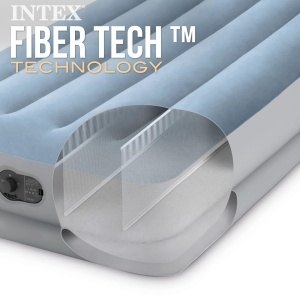 Saltea gonflabila Intex Twin Dura-Beam Comfort cu pompa USB, 99x191 cm, 36 cm inaltime - Img 8