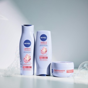 Sampon NIVEA Length Wonder 250 ml cu Niacinamid si Sheabutter pentru par lung - Img 5