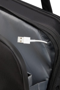 Samsonite Litepoint - Geanta extensibila pentru laptop 15.6 inch, 40.5 cm, 17.5/22 l, Negru (Negru) - Img 4
