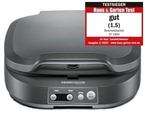 Sandwich Maker Rommelsbacher ST 1800 Schiefergrau 4 XL Sandwichuri 1800W - Img 3