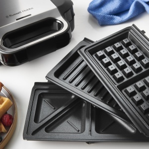 Sandwich Maker Russell Hobbs Creations 3-in-1 26810-56 Placi Antiaderente Negru - Img 3