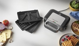 Sandwich Maker Russell Hobbs Creations 3-in-1 26810-56 Placi Antiaderente Negru - Img 13