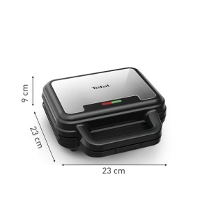 Sandwich-Waffel-Panini Maker Tefal SW383D10, 700W, Antiaderent, Negru - Img 12