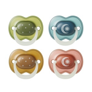 Saniuta Tommee Tippee NightGlow, 18-36 luni, 4 bucati, silicon BPA-free, design ortodontic