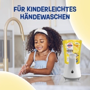 Sapun lichid pentru copii Sagrotan, refill 5 x 250 ml, parfum lamaie, Minions - Img 3