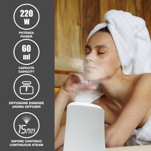 Sauna faciala BEPER P302VIS010, 60 ml, cu protectie la supraincalzire - Img 2