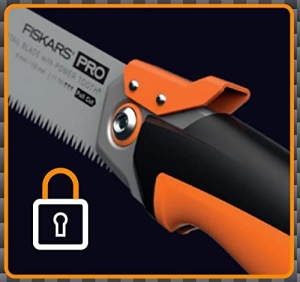 Saw pliabila Fiskars Pro, lungime lama 15 cm, 19 TPI, negruorange - Img 6