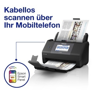 Scanner documente Epson Workforce ES-590W, 45 paginimin, touchscreen 10.9 cm, wireless - Img 3