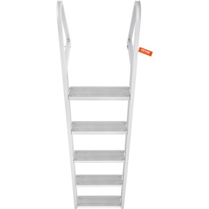 Scara de acces VEVOR cu 5 trepte, 159 kg capacitate, din aluminiu, cu suprafata antiderapanta - Img 9