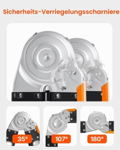 Scara multifunctionala VEVOR KMP405A, 7-in-1, 5800 mm, 150 kg - Img 5