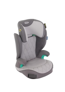 Scaun auto Graco Affix i-Size R129, 100-150 cm, gri, cu ISOFIX