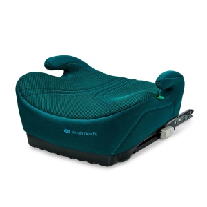 Scaun auto Kinderkraft I-BOOST 2 PRO, pentru copii 125-150 cm, usor, cu Isofix, verde