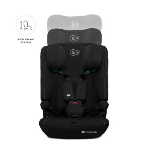 Scaun auto Kinderkraft I-COMFY, 76-150 cm, Reglabil, Negru - Img 6
