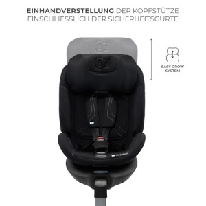 Scaun auto Kinderkraft XRIDER2 I-SIZE 40-150 cm, 5-Puncte, Negru - Img 11