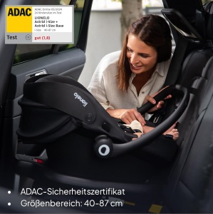 Scaun Auto Lionelo Astrid i-Size cu Baza ISOFIX, 40-87 cm, 3-Puncte, Dri-Seat - Img 2