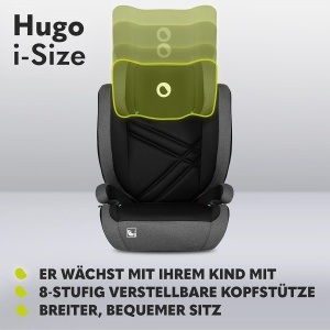Scaun auto Lionelo Hugo i-Size, grupa 23, 100-150 cm, cu ISOFIX si protectie laterala - Img 6