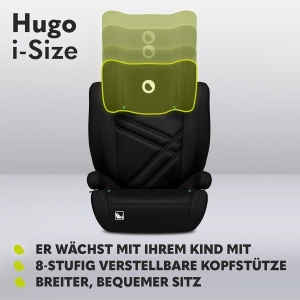Scaun Auto Lionelo Hugo i-Size pentru copii 100-150 cm, cu ISOFIX, 8 pozitii - Img 8