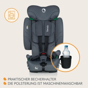 Scaun Auto Lionelo Nelly i-Size, Faltabil, 76-150 cm, ISOFIX, Cu Protectie Laterala - Img 8