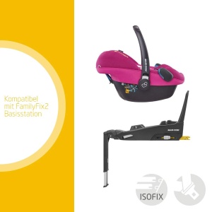 Scaun auto Maxi-Cosi Pebble Plus i-Size pentru bebelusi 0-12 luni Frequency Pink - Img 2