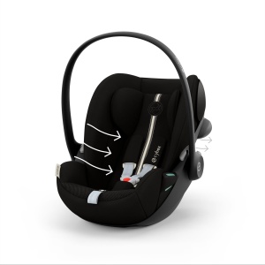 Scaun auto pentru bebelusi CYBEX Gold Cloud G3 Plus, Moon Black, 0-13 kg - Img 7
