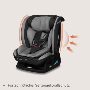 Scaun auto pentru copii LIONELO AART i-Size, 40-150 cm, cu suport pentru spate si ajustare cap - Img 7
