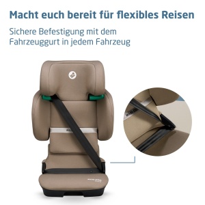 Scaun auto pentru copii Maxi Cosi Tanza B, 100-150 cm, Compact, Usor, Truffle - Img 3