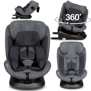 Scaun auto pentru copii MoMi EMI, 0-12 ani, 360 rotativ, ISOFIX, 3-36 kg - Img 12