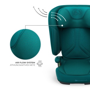 Scaun auto pliabil Kinderkraft UNITY 2 i-Size 100-150 cm reglabil sistem AIR FLOW - Img 9