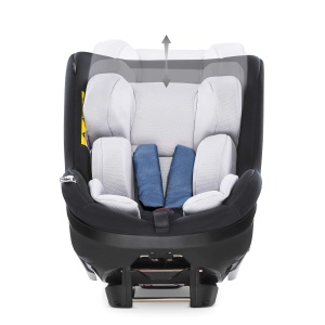 Scaun Auto Reboard Hauck iPro Kids pentru Bebei, 0-18 kg, Culoare Denim - Img 6