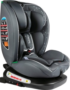 Scaun auto Tataway I-Size 40-150 cm, rotativ 360 grade, cu Isofix, grupa 0-1-2-3 - Img 3