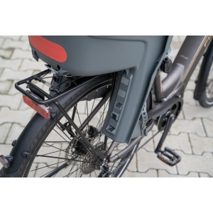 Scaun de bicicleta pentru copii FISCHER, 22kg, prindere rapida, grirosu - Img 4