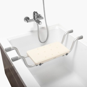 Scaun de dus 2 in 1 InnovaGoodsr scaun de dus antiderapant scaun de dus extensibil in 2 pozitii scaun de dus pentru varstnici maner fix scaun de dus M