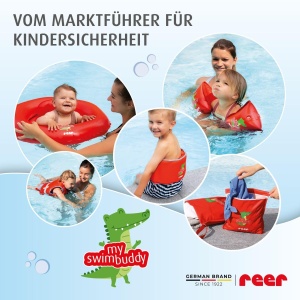 Scaun de inot reer myswimbuddy pentru bebelusi, 6-12 luni, 11 kg, rosu - Img 6