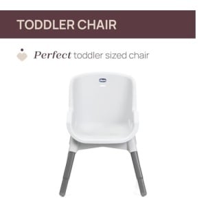 Scaun de masa Chicco Zest pentru bebelusi, ajustabil, 4.5 kg, design compact - Img 4