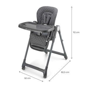 Scaun de masa Kinderkraft TULO 3-in-1, 5 inaltimi, gri - Img 9